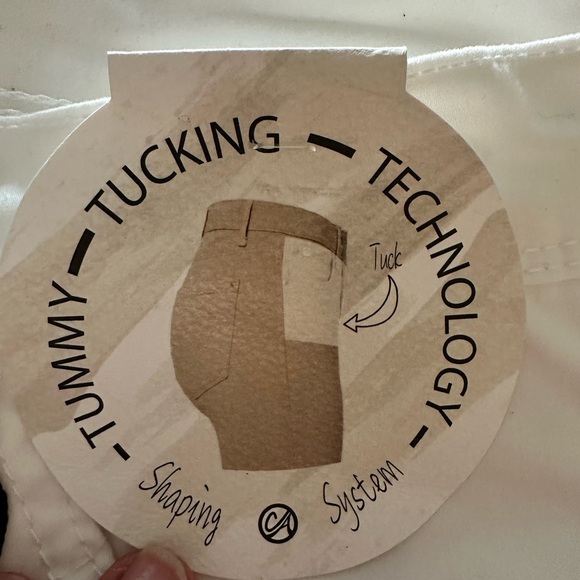 Curve Appeal white capri jeans US16🌸 - Picture 4 of 5